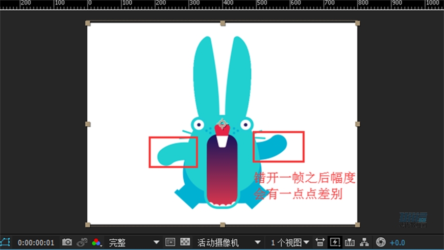 AI+AE教程！从零开始制作一只活蹦乱跳的小兔子