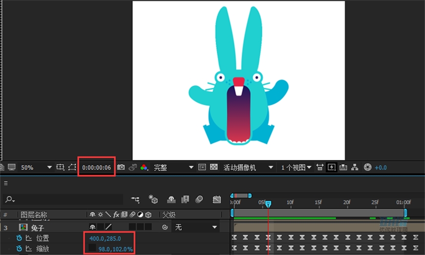 AI+AE教程!从零开始制作一只活蹦乱跳的小兔子