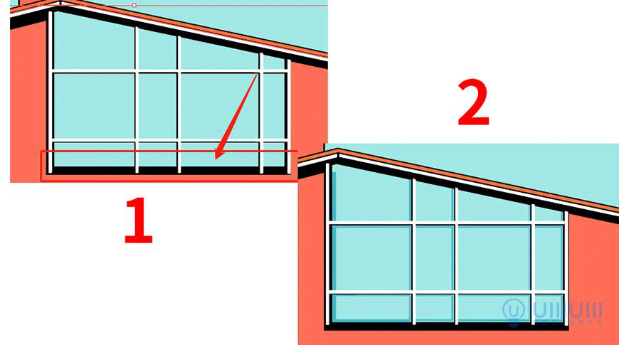AI教程!扁平风格温馨场景插画