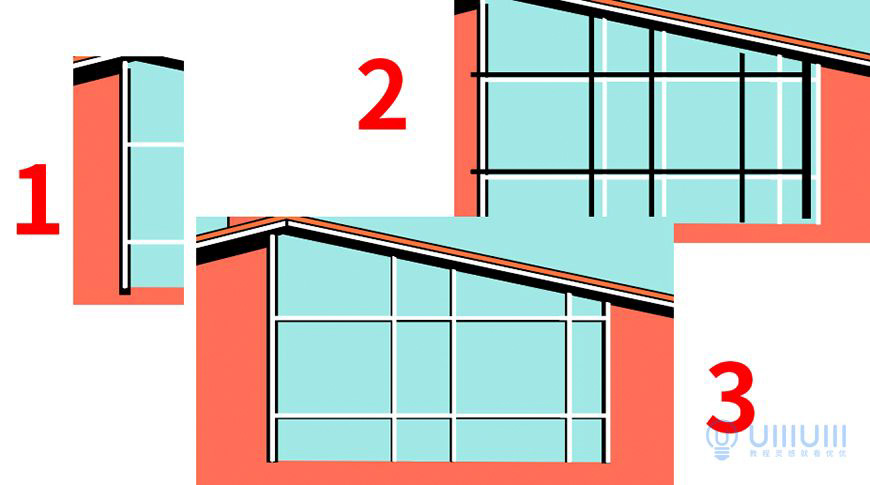 AI教程!扁平风格温馨场景插画