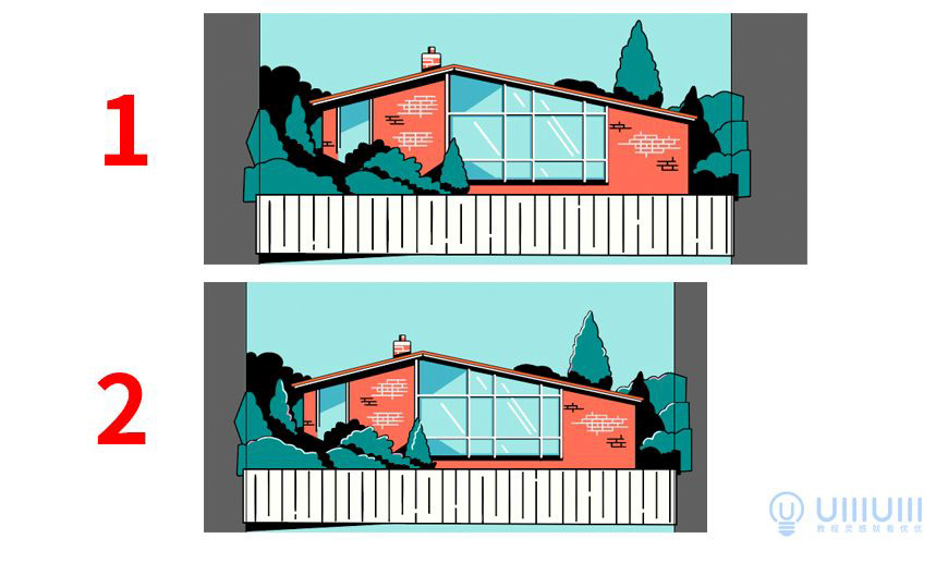 AI教程！扁平风格温馨场景插画