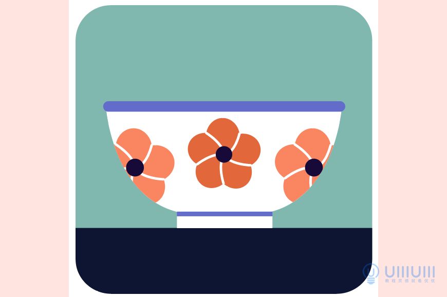 AI教程!教你绘制日系风格icon图标