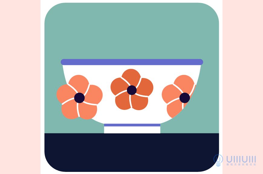 AI教程!教你绘制日系风格icon图标