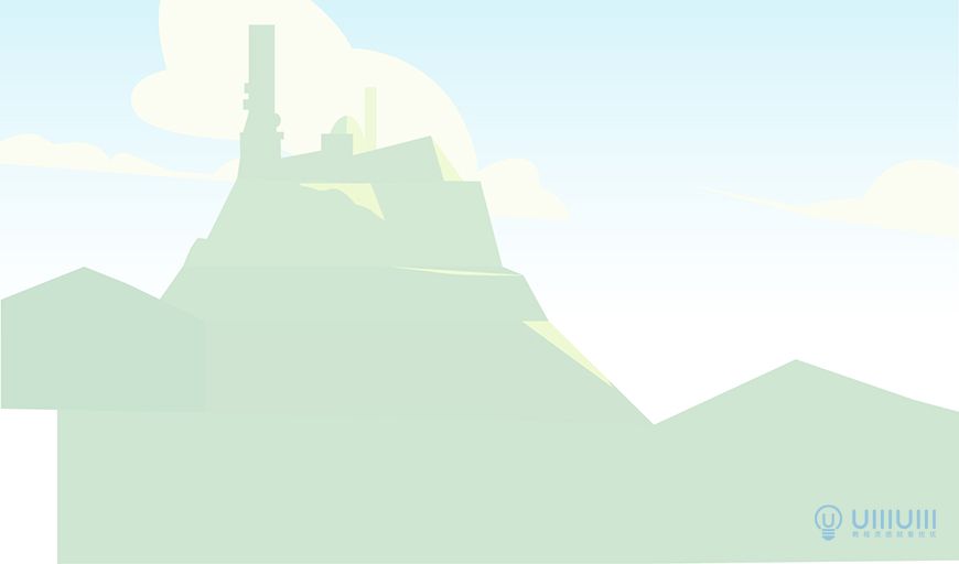 AI教程!教你用几何形状绘制扁平风野外场景插画