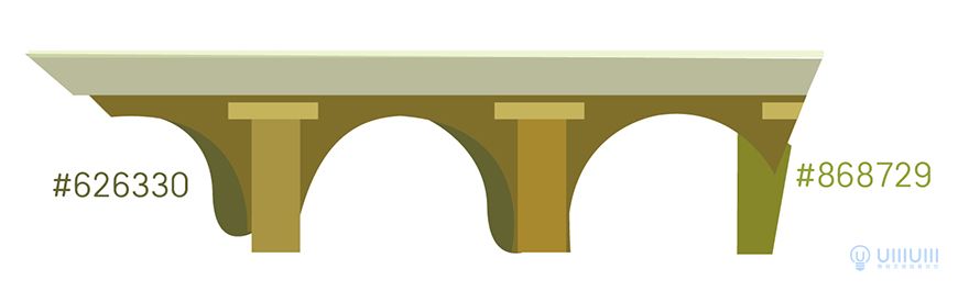 AI教程!教你用几何形状绘制扁平风野外场景插画