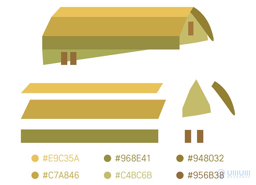 AI教程!教你用几何形状绘制扁平风野外场景插画