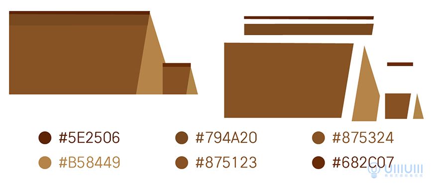 AI教程!教你用几何形状绘制扁平风野外场景插画