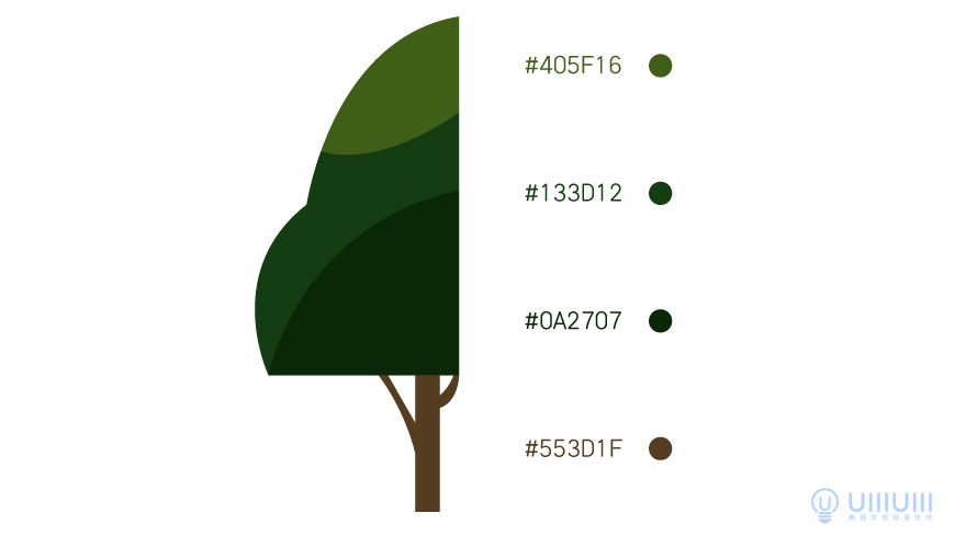 AI教程！教你用几何形状绘制扁平风野外场景插画