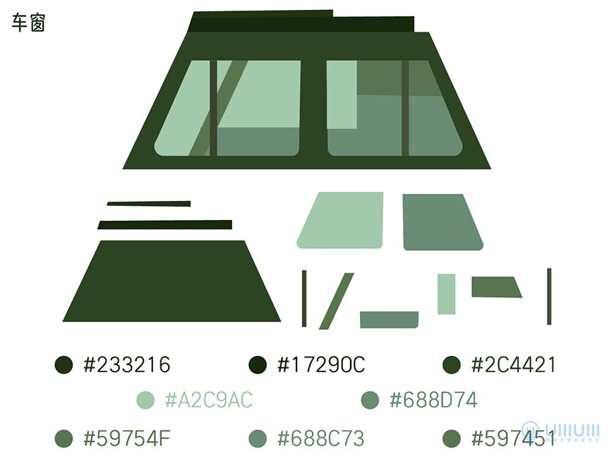 AI教程！教你用几何形状绘制扁平风野外场景插画