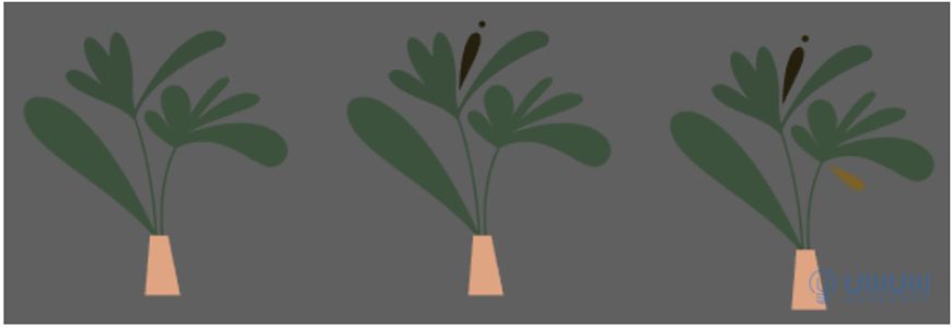 AI教程！扁平风格瑜伽少女场景插画