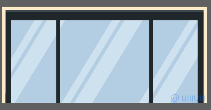 AI教程！噪点质感温馨建筑场景插画