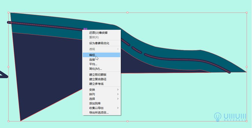 AI教程！描边风格野外风景插画！