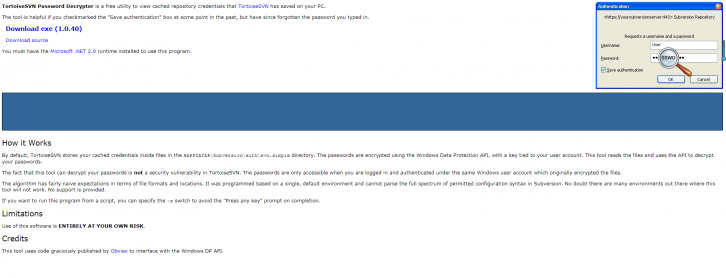 svn忘记密码及查看当前svn账号和密码